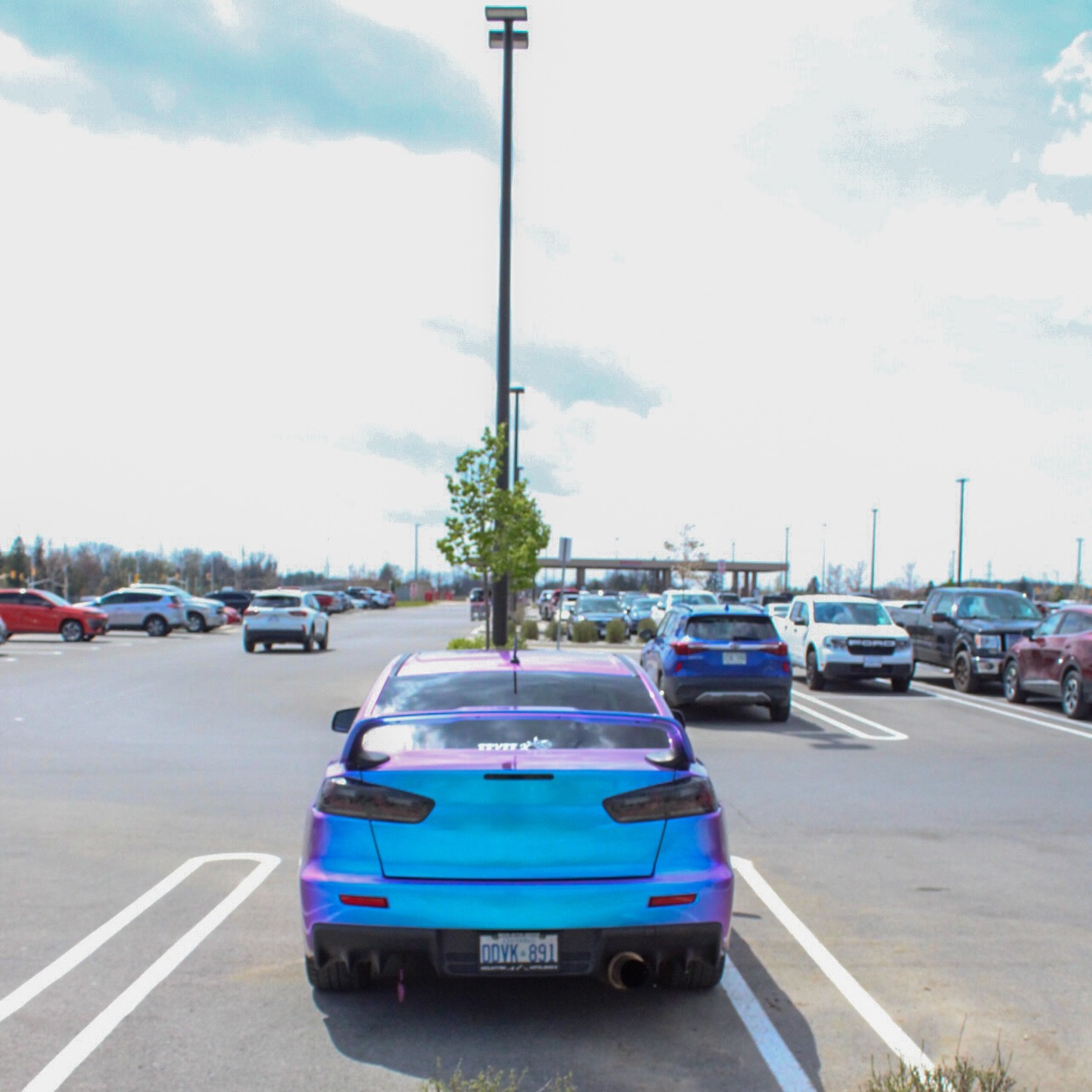 Gloss Chameleon Blue Purple Car Vinyl Wrap review obsessedoriginalsinc 01