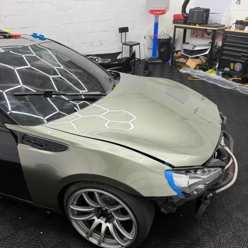 Gloss Metallic Millennium Jade Green Car Vinyl Wrap PET  reviewed by