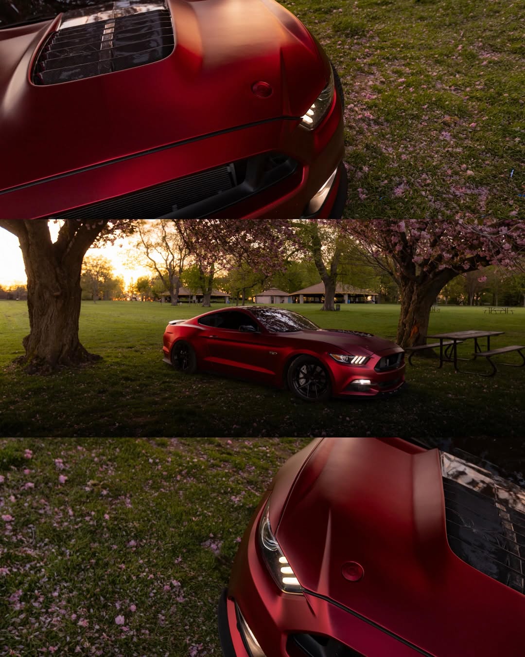Satin Chrome Metallic Romanee Red Vinyl Wrap | Satin Romanee Red Metallic Chrome review 6