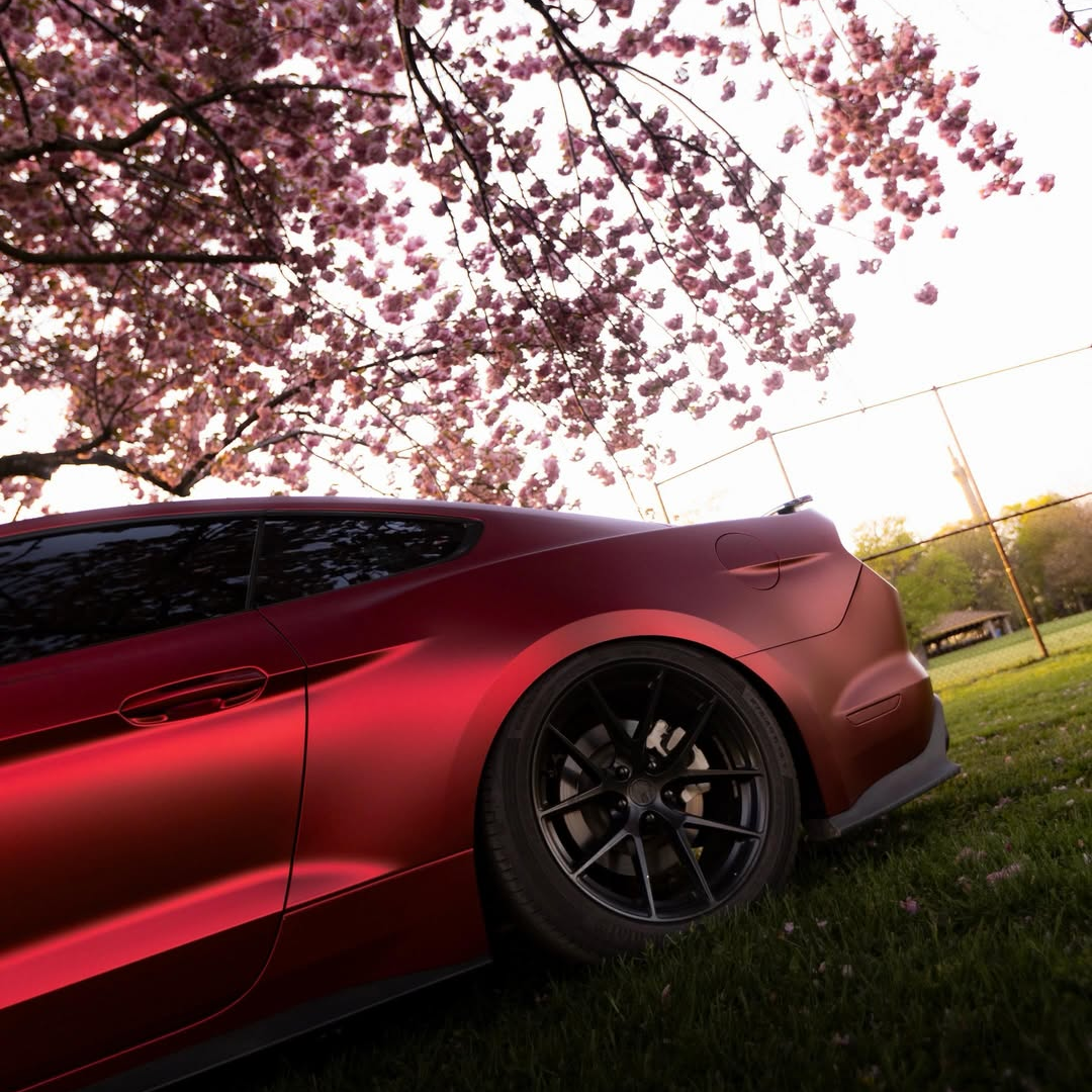 Satin Chrome Metallic Romanee Red Vinyl Wrap | Satin Romanee Red Metallic Chrome review 0