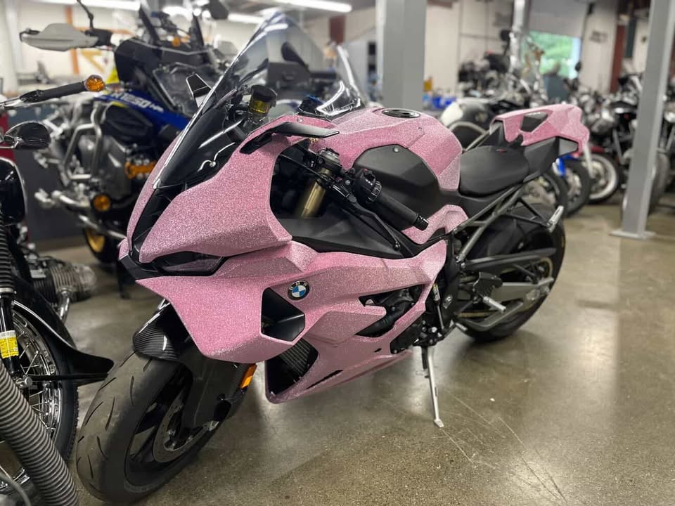 Matte Diamond Glitter Pink Car Vinyl Wrap  review vanity.labs 01