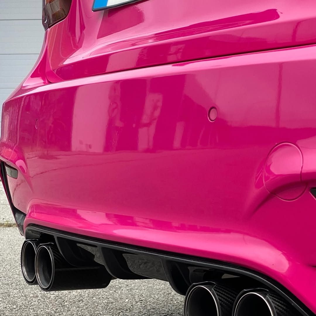 Gloss Crystal Rose Red Car Vinyl Wrap PET review 4