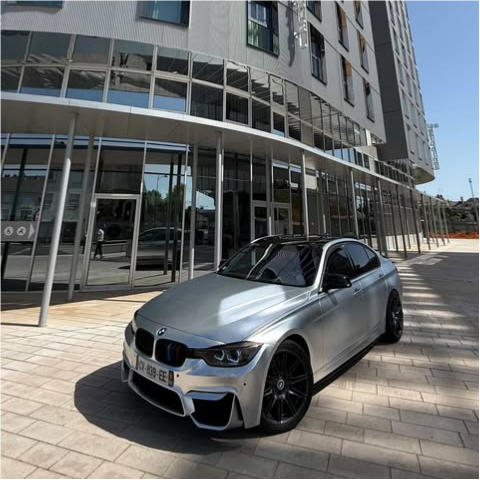 Matte Satin Chrome Silver Car Vinyl Wrap | Satin Chrome X Silver Car Wrap  review shamscustom 03