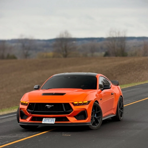 Gloss Metallic Fiery Orange Car Vinyl Wrap PET reviewed byjxttlife__