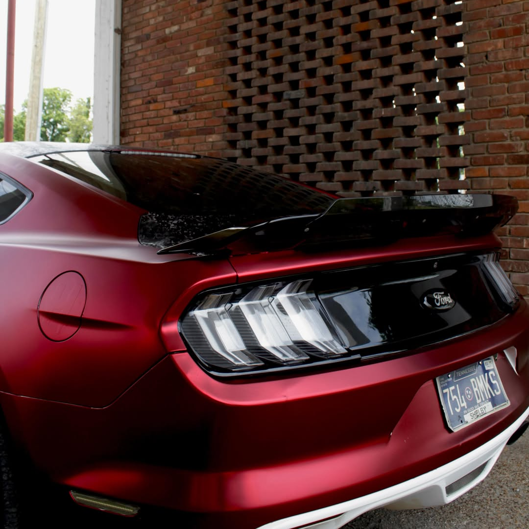 Satin Chrome Metallic Romanee Red Vinyl Wrap | Satin Romanee Red Metallic Chrome review hurricane5.0h 05