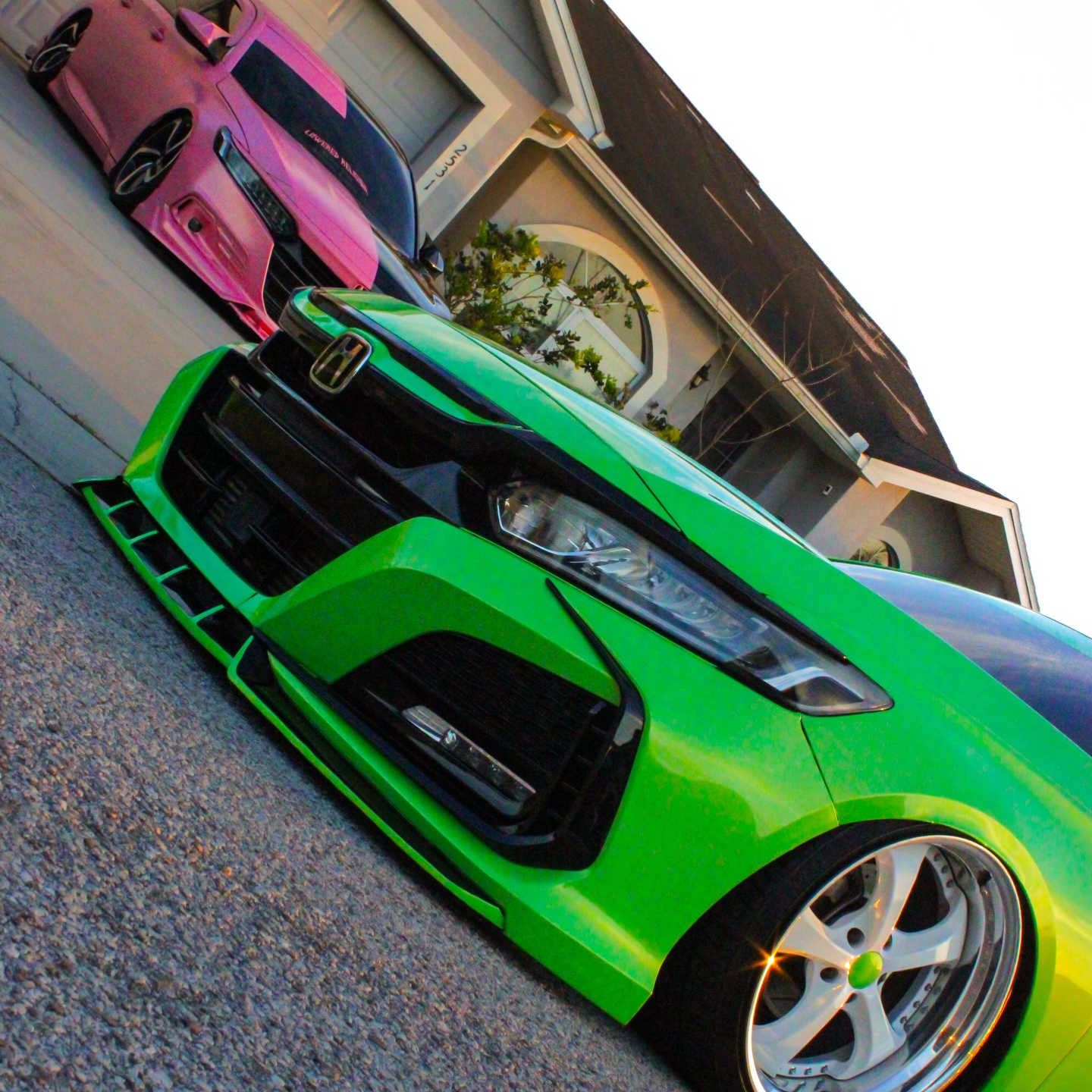 Glossy Apple Green Car Vinyl Wrap PET review blk_accord 05