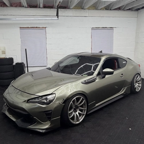 Gloss Metallic Millennium Jade Green Car Vinyl Wrap PET  reviewed by