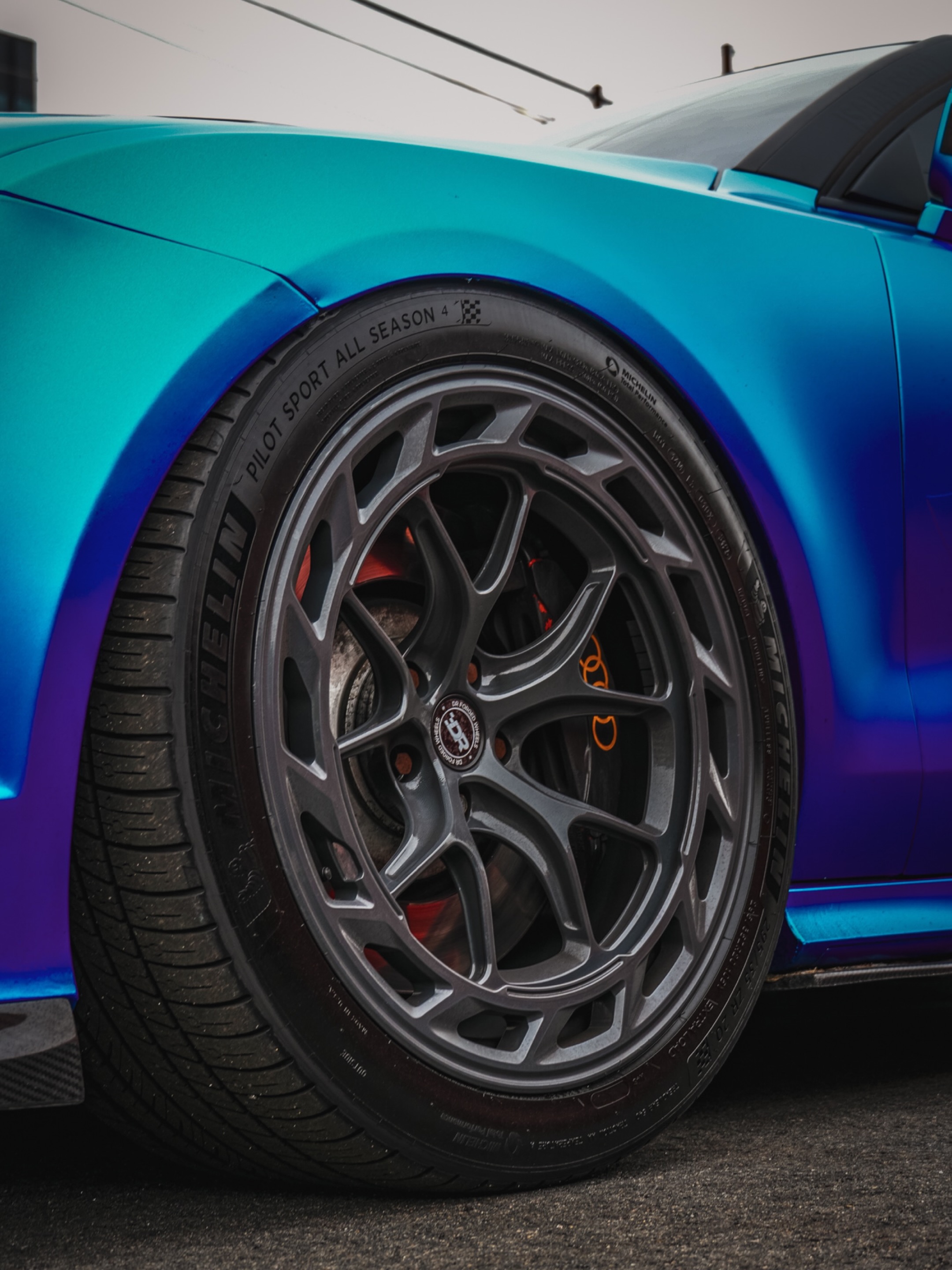 Matte Metallic Diamond Azure Blue Car Vinyl Wrap PET review 2