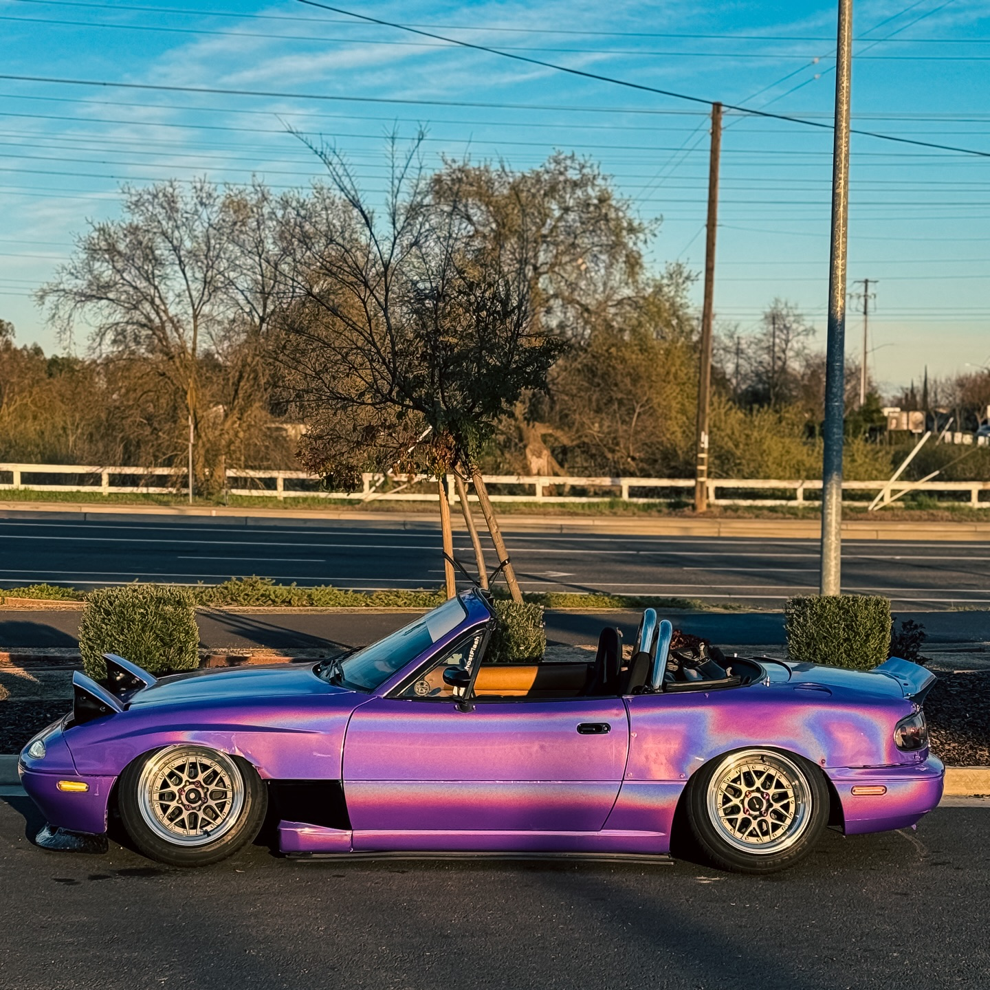 Gloss Metallic Rainbow Laser Dark Purple Car Vinyl Wrap  review bethany racine 02