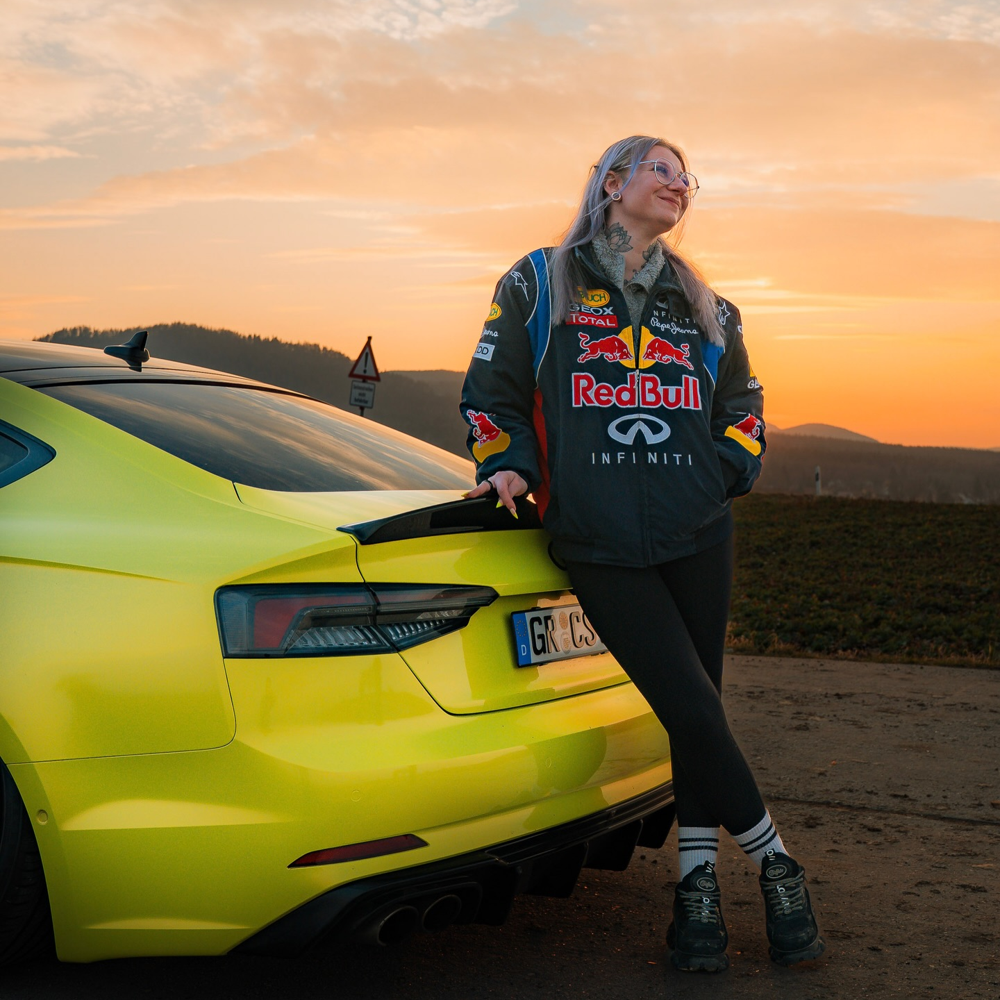 Gloss Fluorescent Neon Yellow Car Vinyl Wrap review schneeflxttchen_ 01