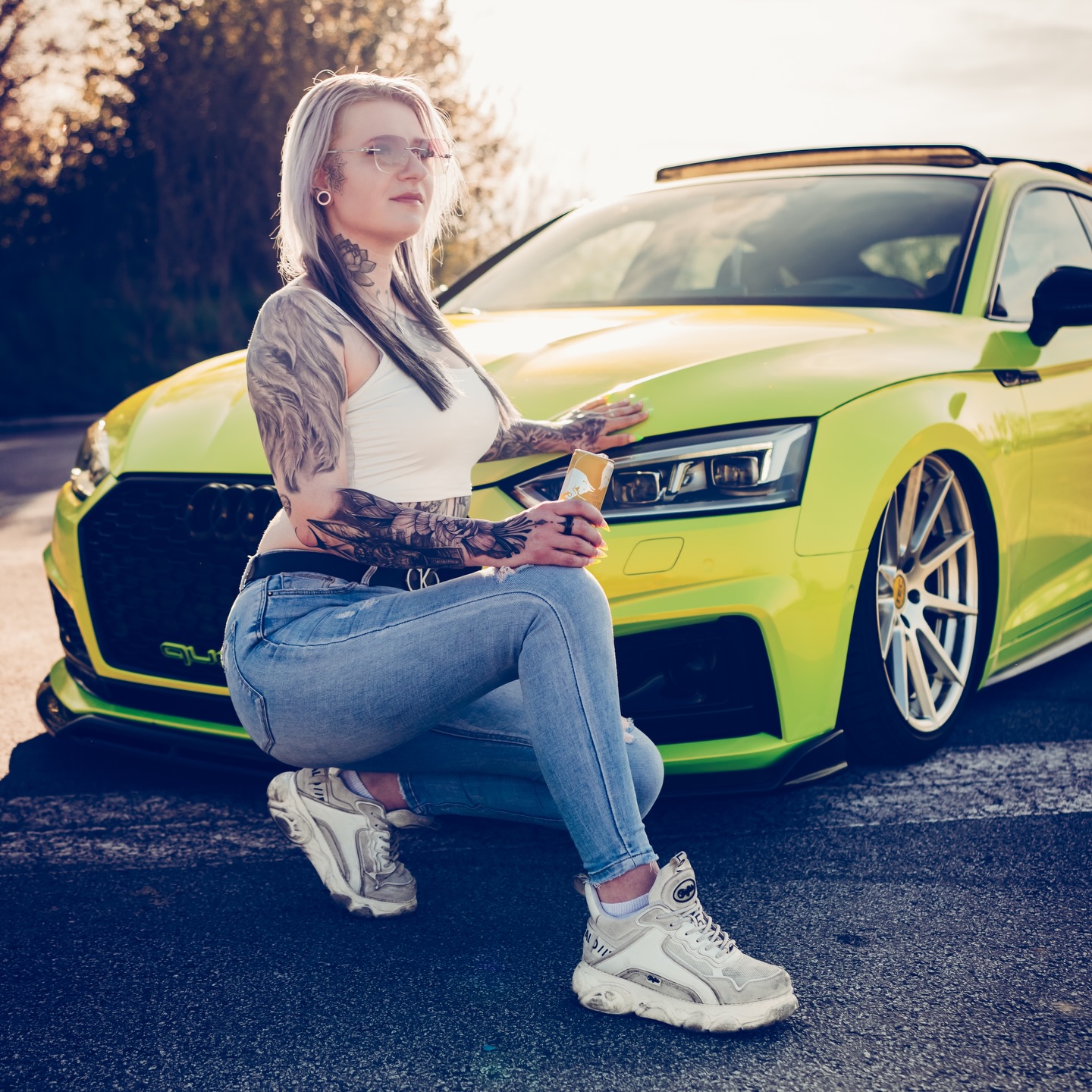 Gloss Fluorescent Neon Yellow Car Vinyl Wrap review schneeflxttchen_ 03