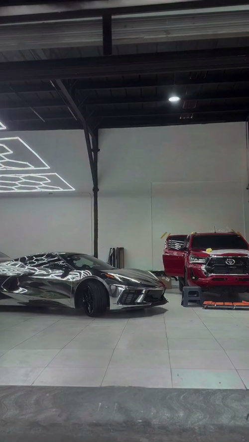 Gloss Mirror Chrome Silver Car Vinyl Wrap PET reviewed by