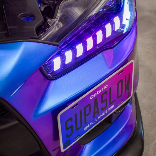Gloss Chameleon Blue Purple Car Vinyl Wrap reviewed bylil_lancer09