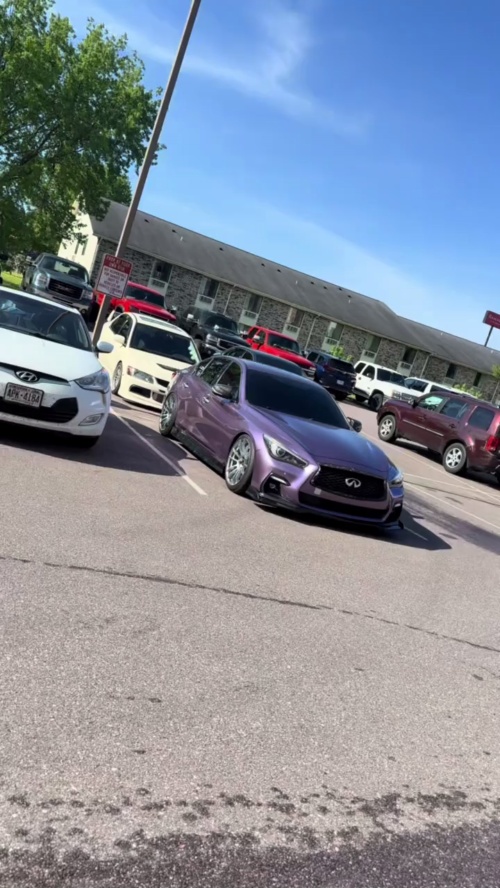 Gloss Liquid Russet Purple Car Vinyl Wrap PET reviewed by