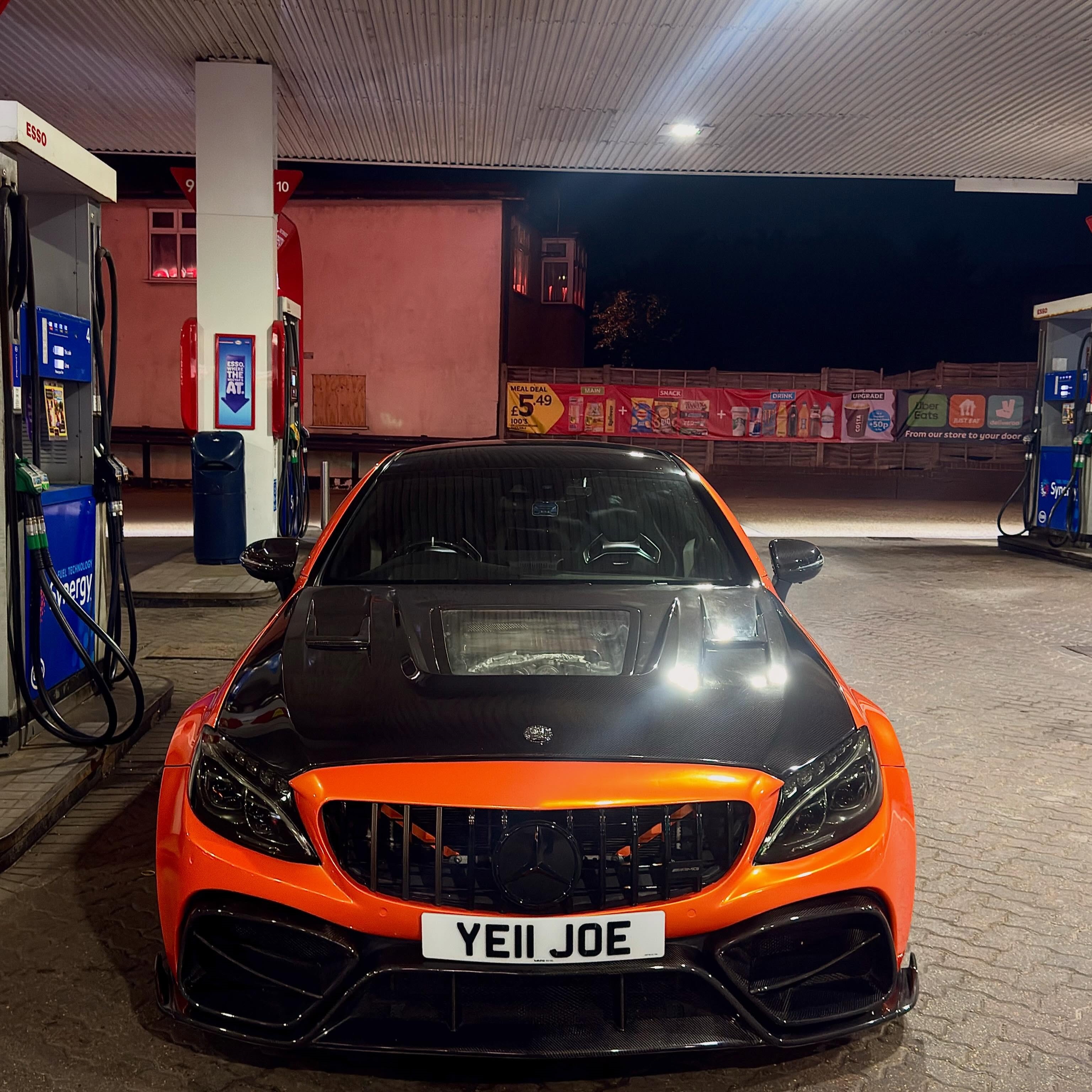 Gloss Metallic Fiery Orange Car Vinyl Wrap PET  review 2