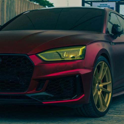 Satin Chrome Metallic Romanee Red Vinyl Wrap | Satin Romanee Red Metallic Chrome reviewed by