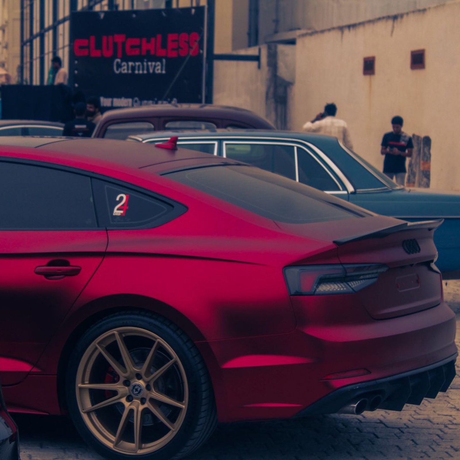 Satin Chrome Metallic Romanee Red Vinyl Wrap | Satin Romanee Red Metallic Chrome review 2