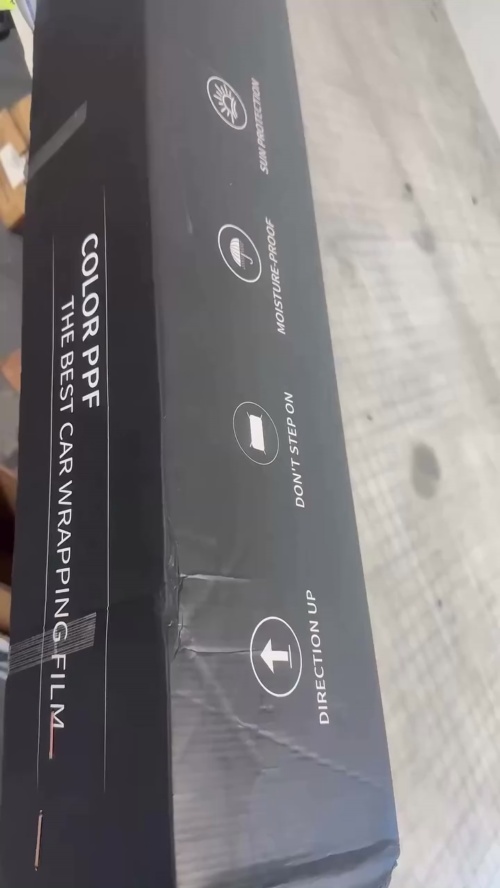 TPU Glossy Cuban Sand Yellow Colored PPF Paint Protection Film reviewed by