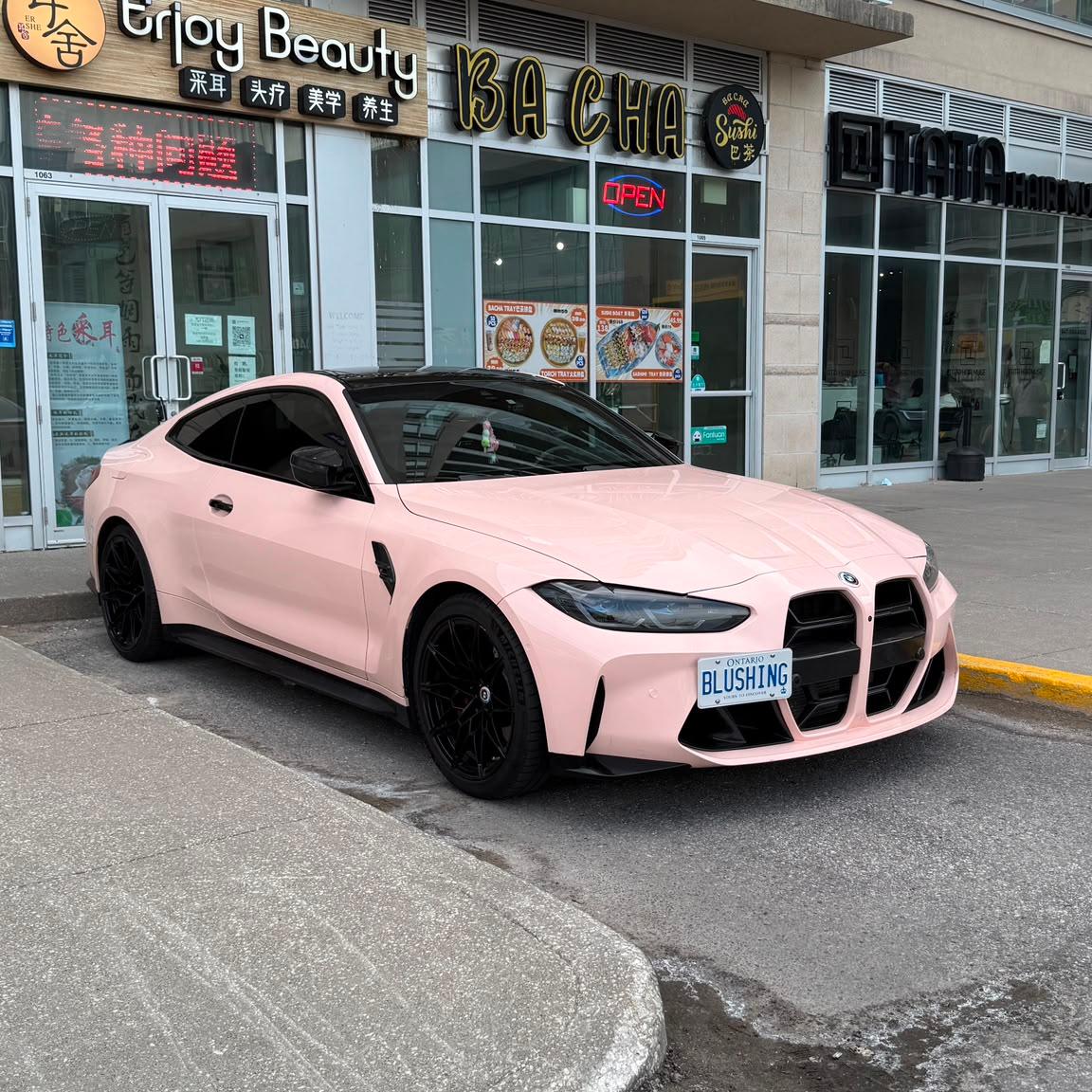 Gloss Pearl Baby Pink Car Vinyl Wrap PET review 0