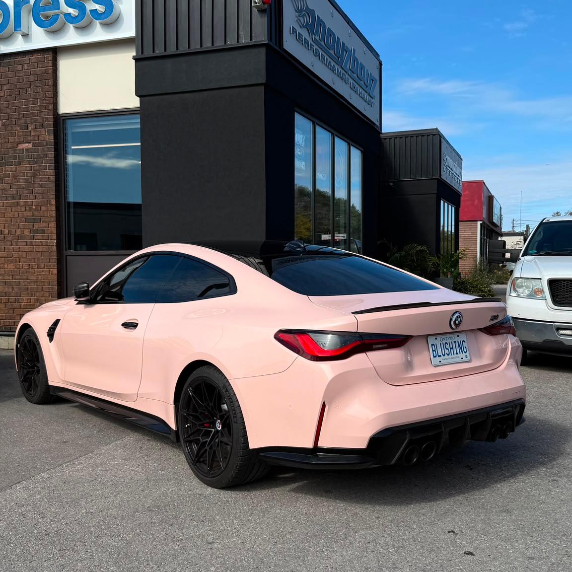 Gloss Pearl Baby Pink Car Vinyl Wrap PET review 3