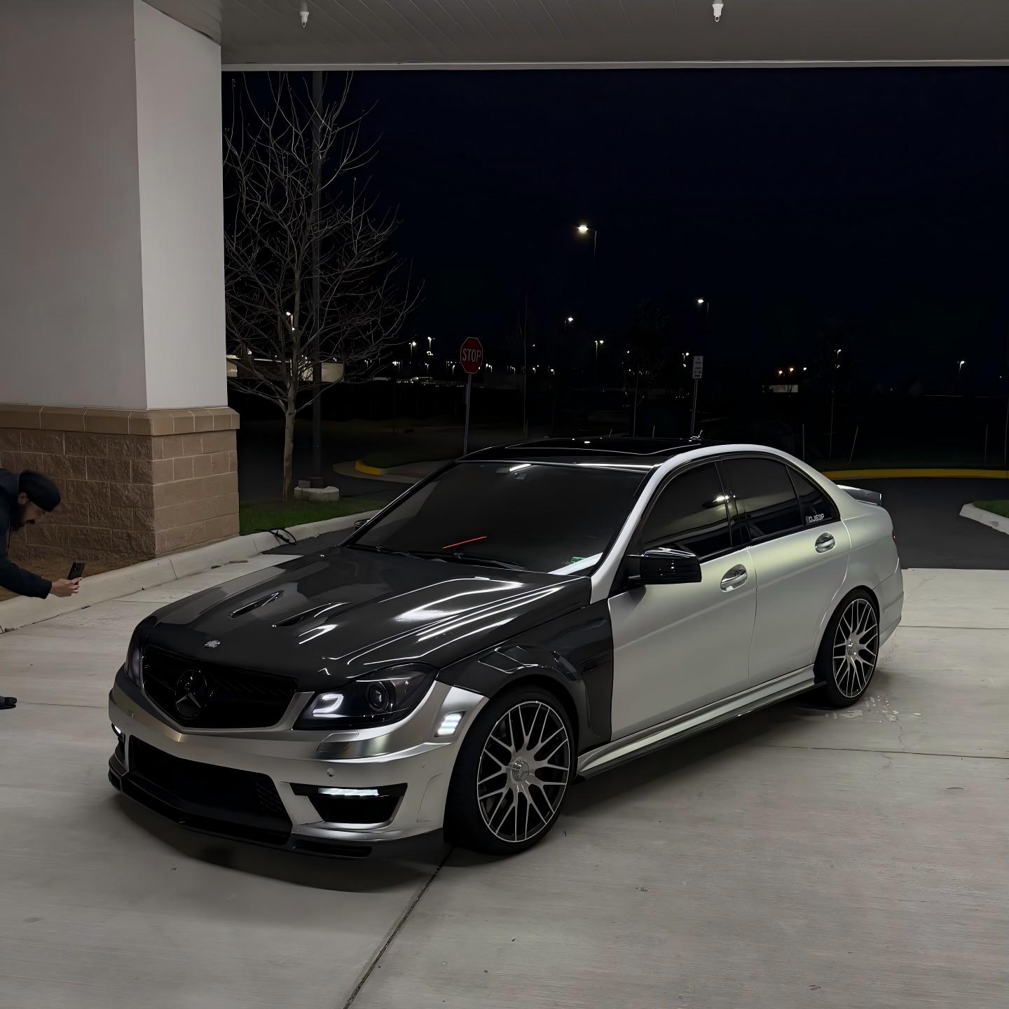 Matte Satin Chrome Silver Car Vinyl Wrap | Satin Chrome X Silver Car Wrap  review dj63p 04