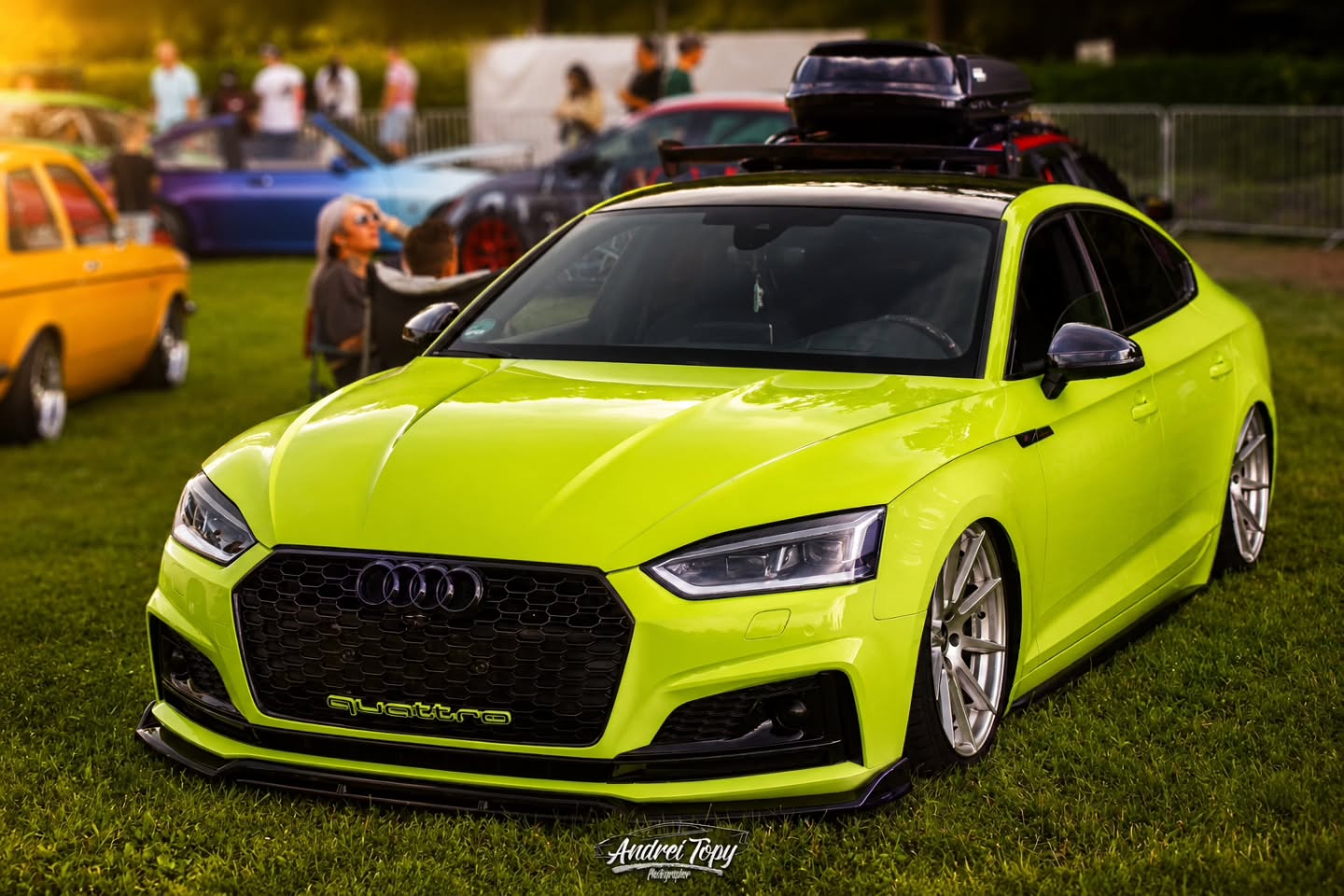 Gloss Fluorescent Neon Yellow Car Vinyl Wrap review 1