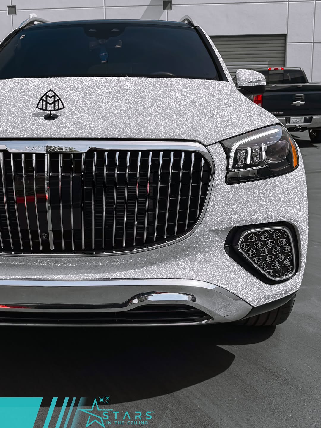 Matte Diamond Glitter Silver Car Vinyl Wrap review 3