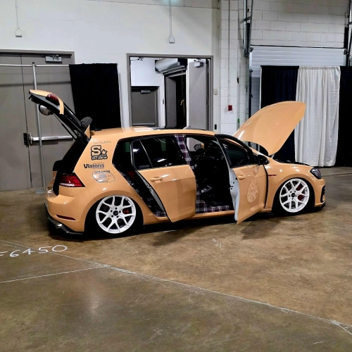 Gloss AMG Desert Yellow Car Vinyl Wrap PET reviewed by