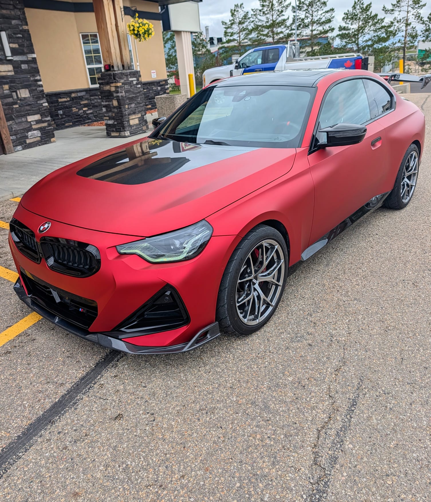 TPU Matte Magic Flame Ruby Red Colored PPF Paint Protection Film review 2