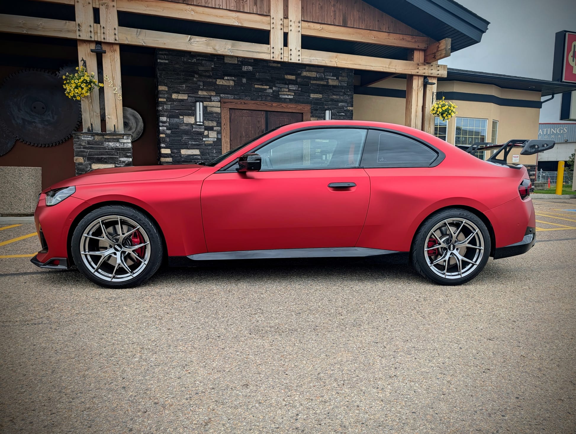 TPU Matte Magic Flame Ruby Red Colored PPF Paint Protection Film review 4