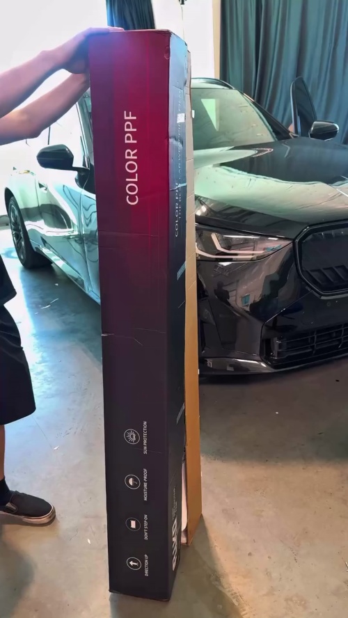 TPU Ultra Matte Satin Purple Colored PPF Paint Protection Film reviewed by