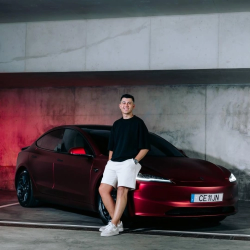 Satin Chrome Metallic Romanee Red Vinyl Wrap | Satin Romanee Red  reviewed byallspeeddrive