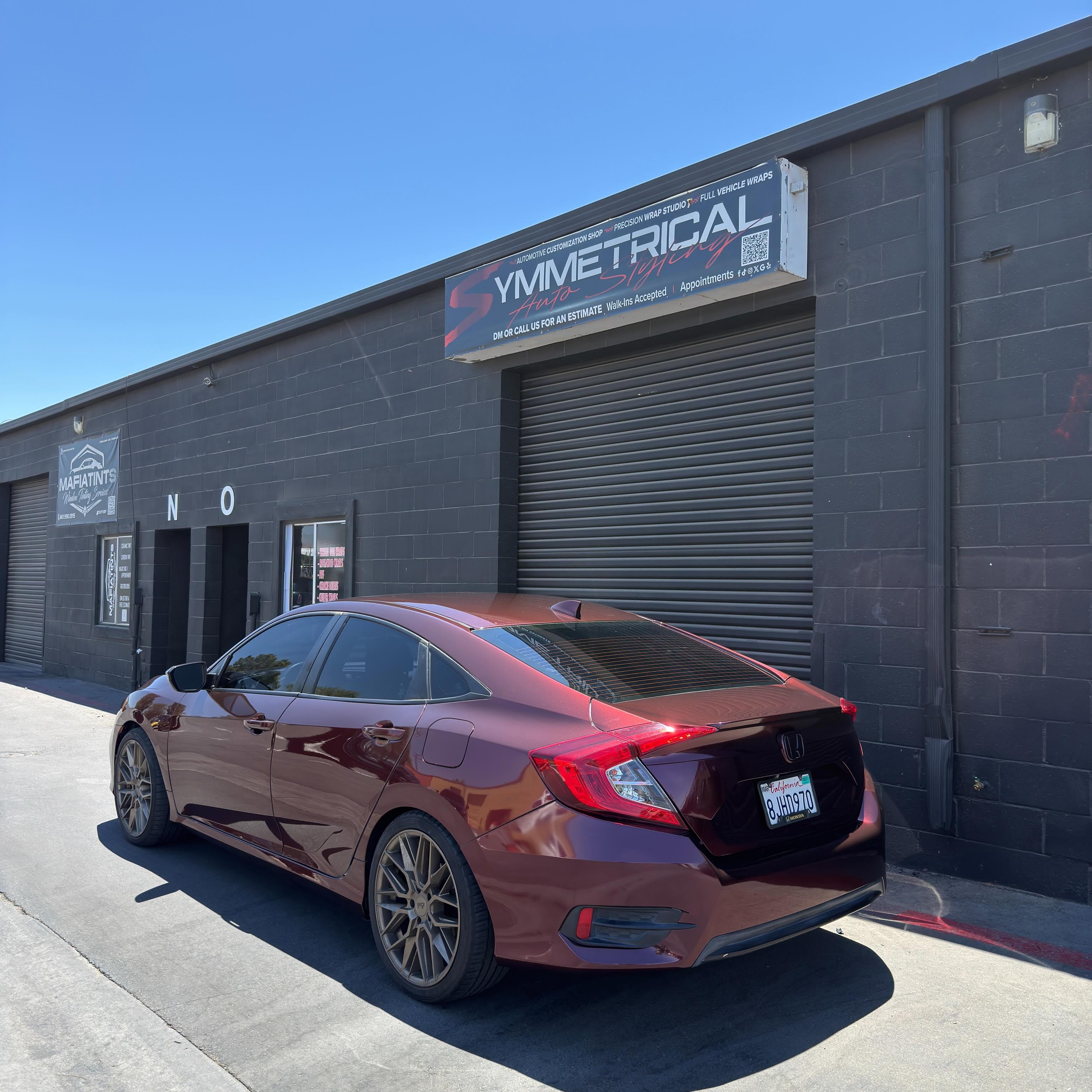 Gloss Metallic Plum Red Car Vinyl Wrap PET review P-lum 01