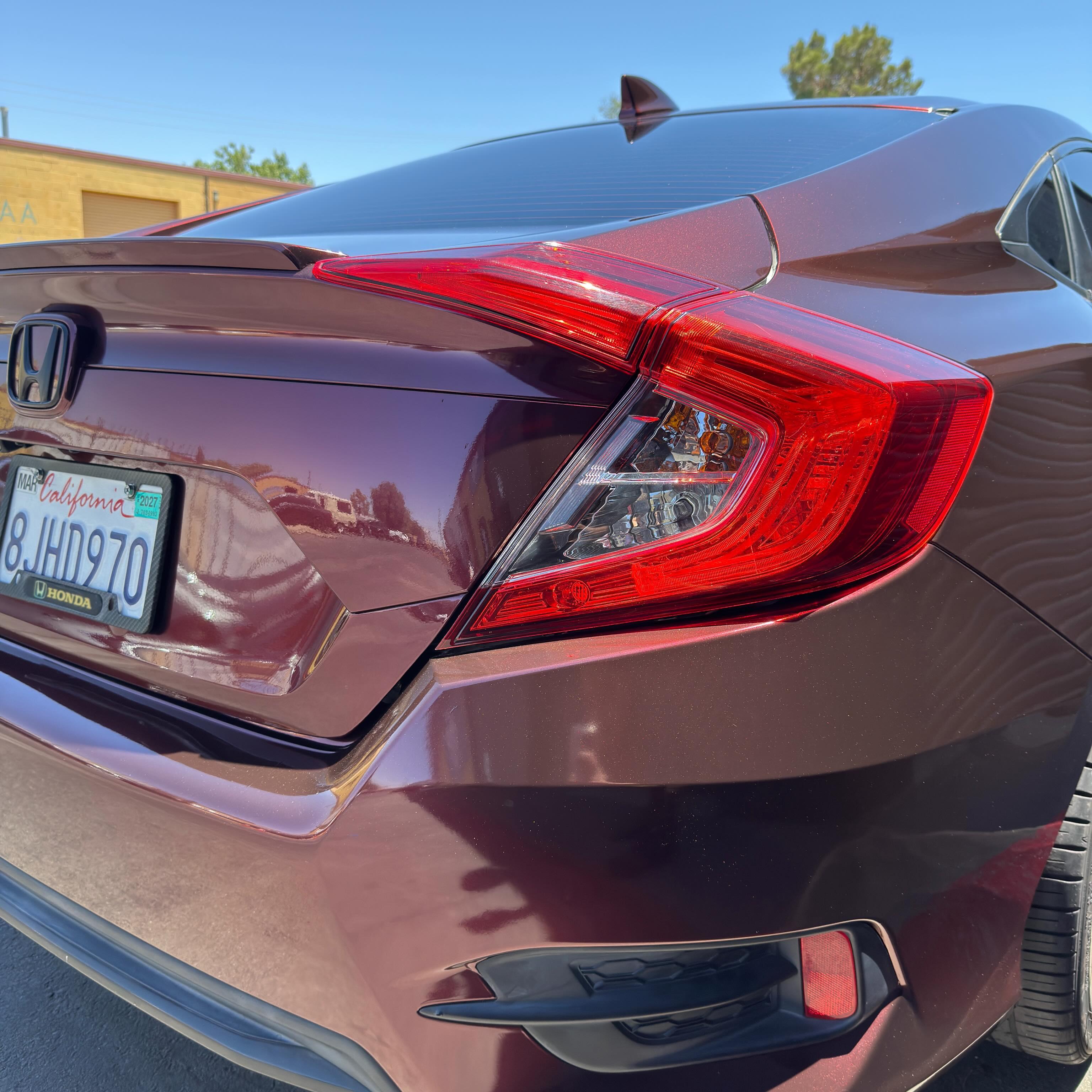 Gloss Metallic Plum Red Car Vinyl Wrap PET review P-lum 05