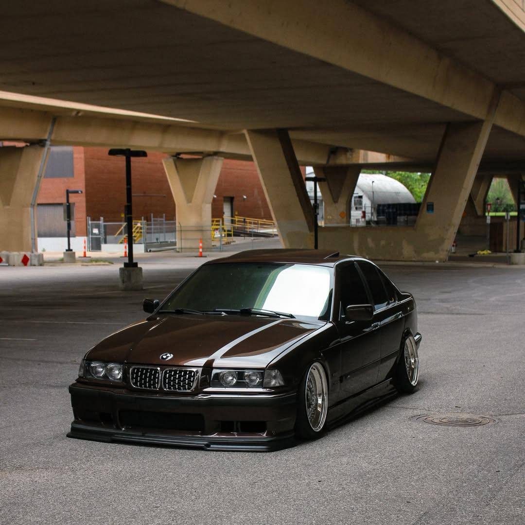 Gloss Liquid Cocoa Brown Car Vinyl Wrap PET review kvn_e36 01