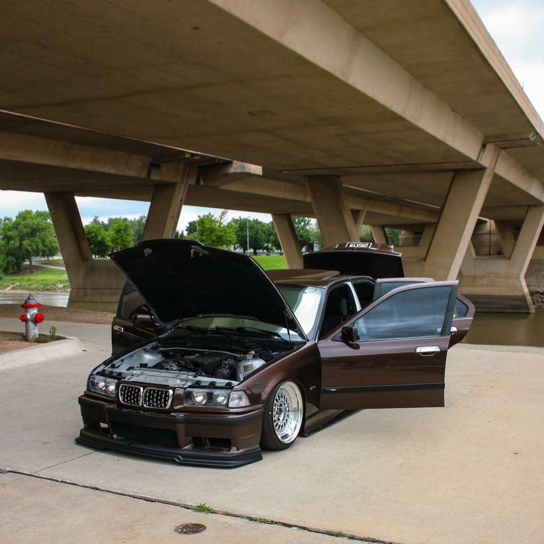Gloss Liquid Cocoa Brown Car Vinyl Wrap PET review kvn_e36 03