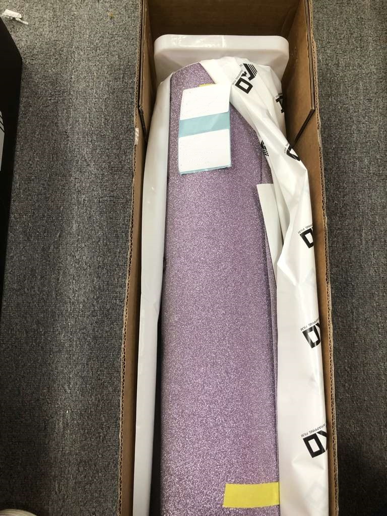 Matte Diamond Glitter Purple Car Vinyl Wrap review 0