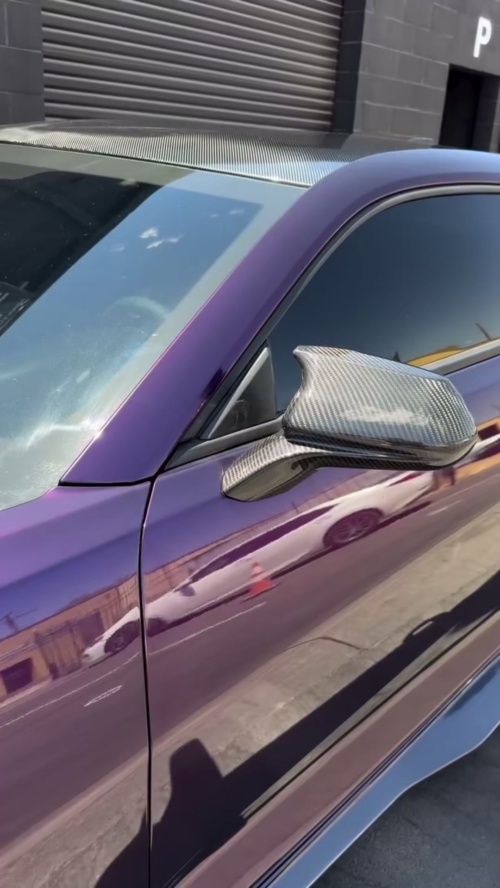 TPU Glossy Carbon Fiber PPF Paint Protection Film  reviewed by