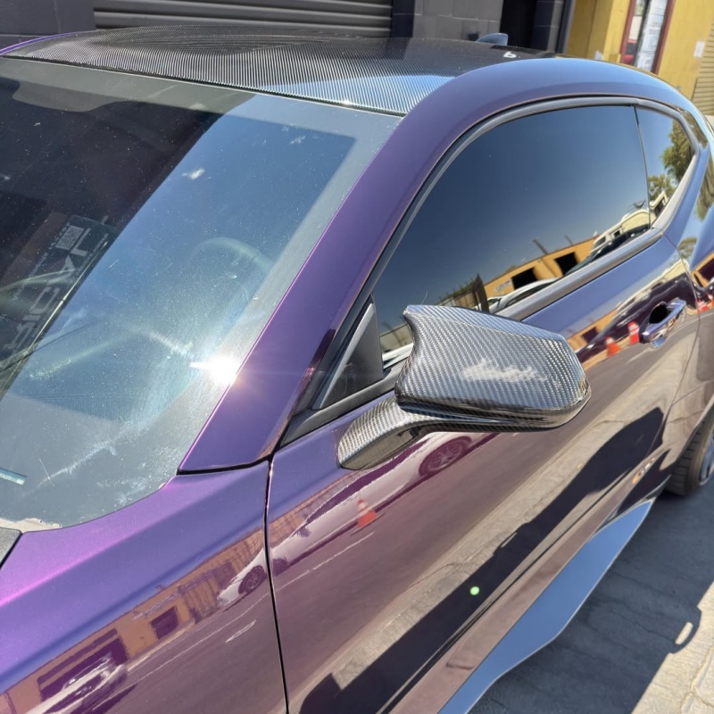 TPU Glossy Carbon Fiber PPF Paint Protection Film  review 1