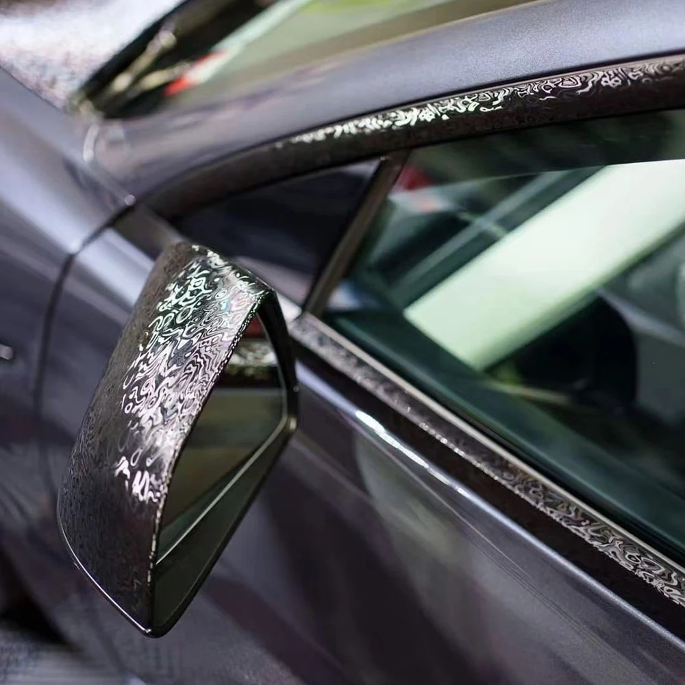 Matte Carbon Fiber Meta Cosmic Black Car Vinyl Wrap PET review eternity_customz 01