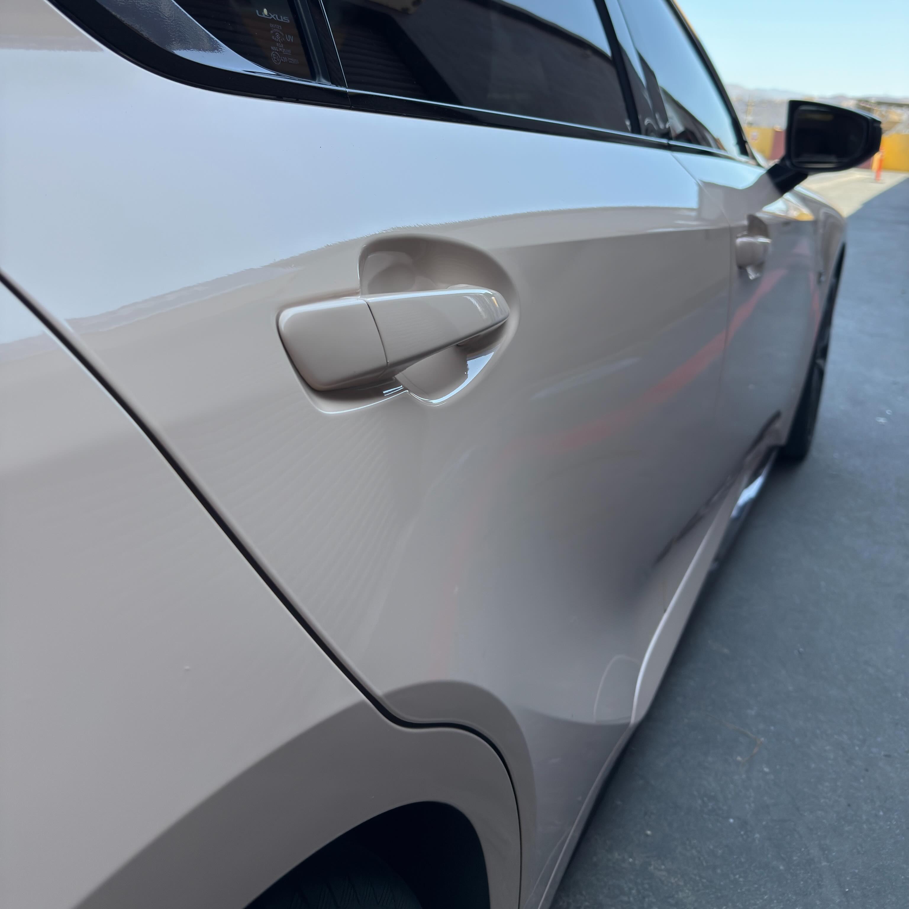 Gloss Super Shine Latte Car Vinyl Wrap PET  review 2
