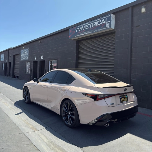 Gloss Super Shine Latte Car Vinyl Wrap PET  reviewed by