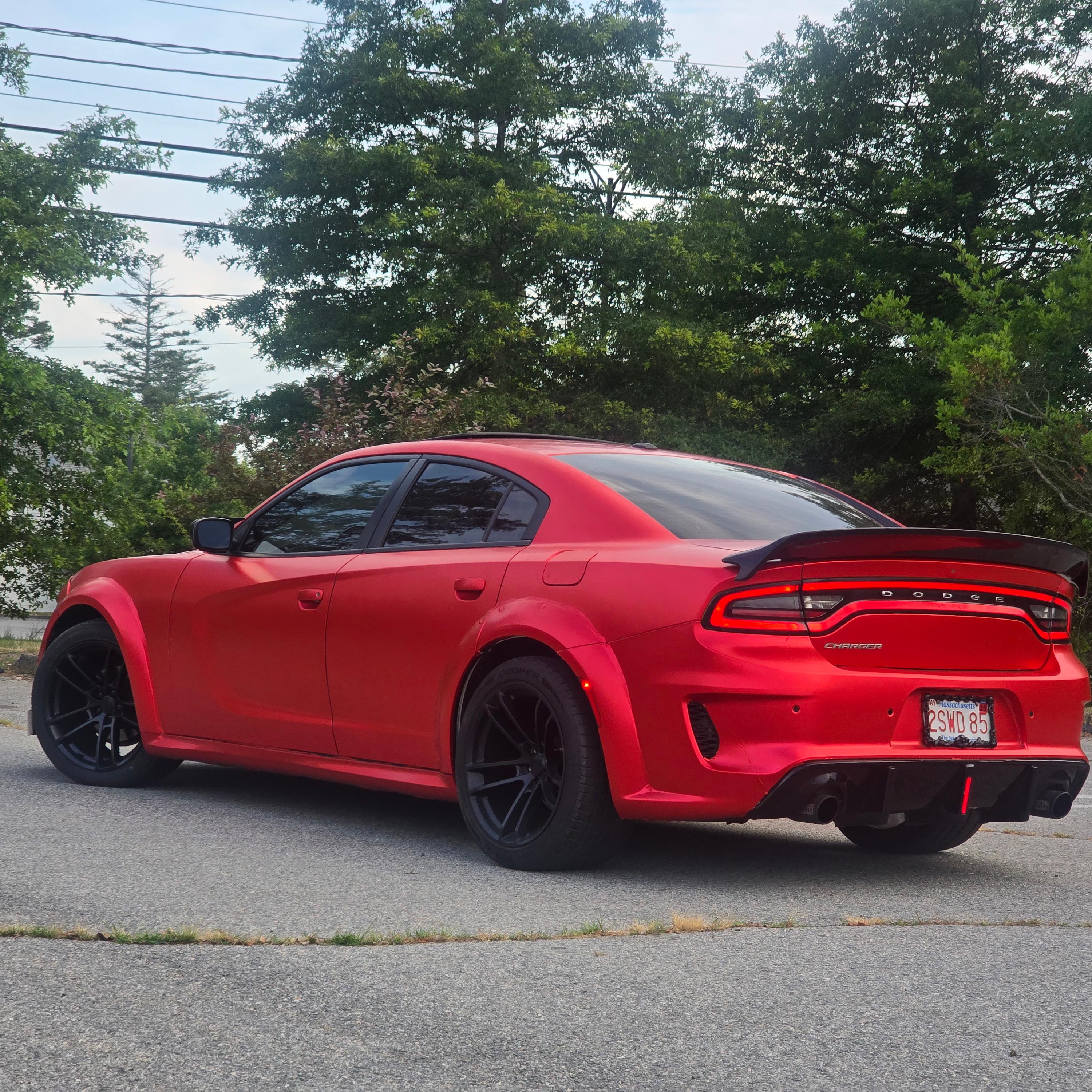 Matte Satin Red Ceramics Red Car Vinyl Wrap PET review 2