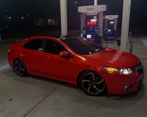 Gloss Metallic Paint Orange Car Vinyl Wrap PET reviewed by