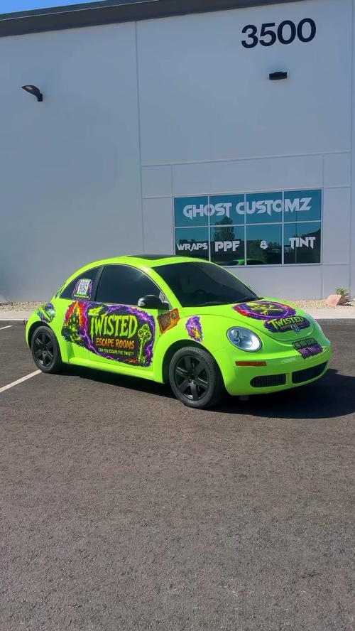 Gloss Apple Green Car Vinyl Wrap PET reviewed by