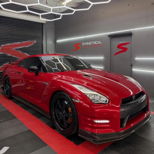 TPU Glossy Metallic Vampire Red Colored PPF Paint Protection Film reviewed by