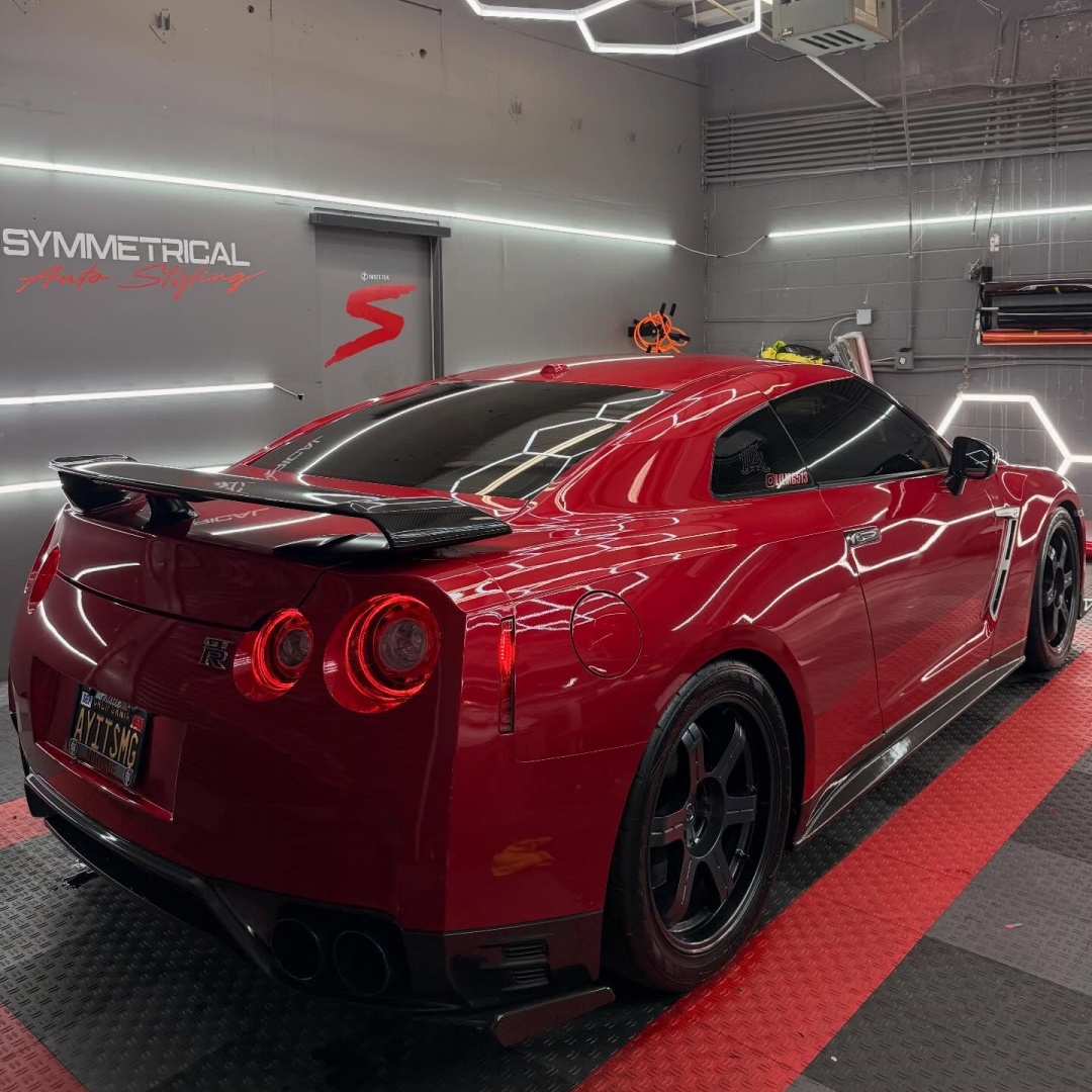 TPU Glossy Metallic Vampire Red Colored PPF Paint Protection Film review 1