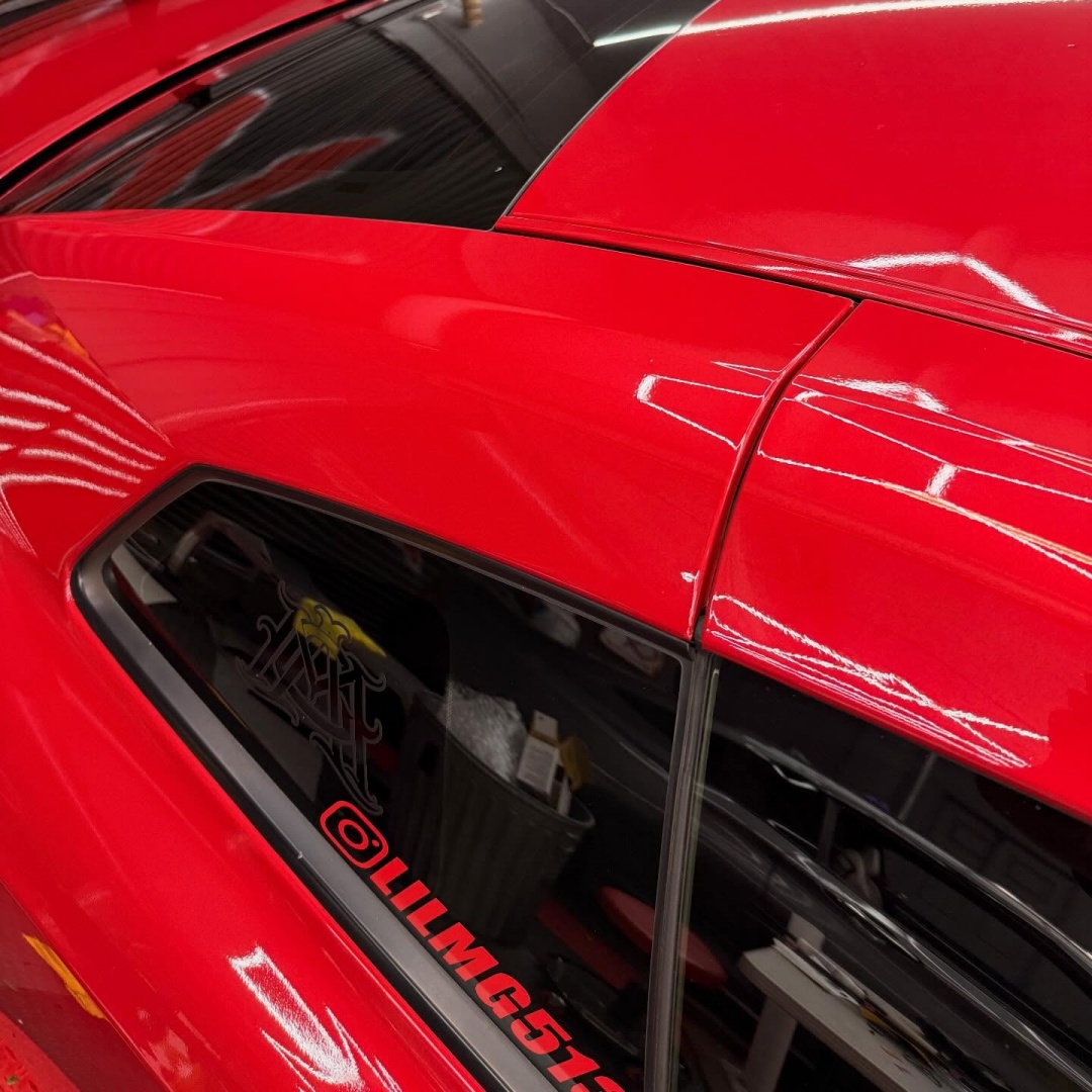 TPU Glossy Metallic Vampire Red Colored PPF Paint Protection Film review 3