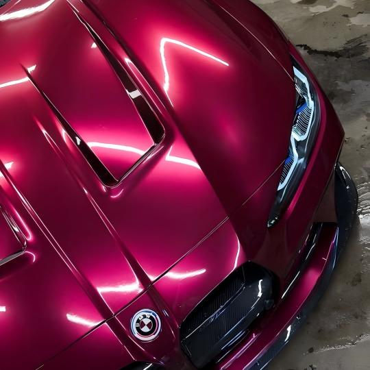 Gloss Metallic Rubellite Purple Car Vinyl Wrap PET  review valdemiro.kazarov 02