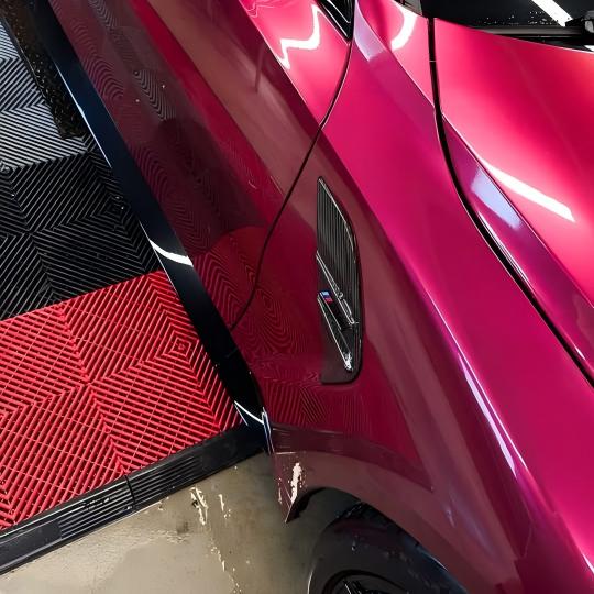 Gloss Metallic Rubellite Purple Car Vinyl Wrap PET  review valdemiro.kazarov 03